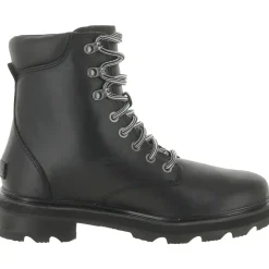 Lennox Lace STKD Leather Booties Ankle Boots