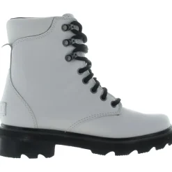 Lennox Lace STKD Leather Booties Ankle Boots