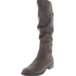 Leto Slouchy Flat Knee-High Riding Boots