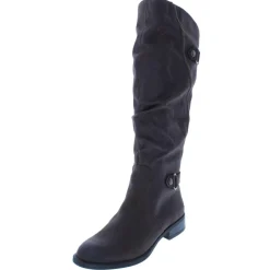 Leto Slouchy Flat Knee-High Riding Boots