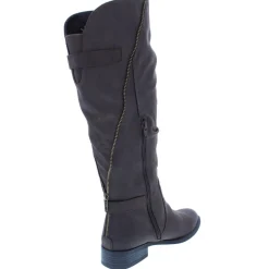 Leto Slouchy Flat Knee-High Riding Boots