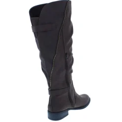 Leto Slouchy Flat Knee-High Riding Boots