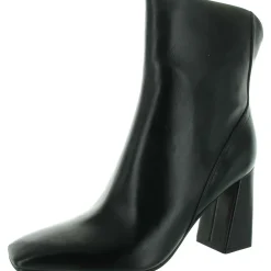 Lex Zipper Leather Mid-Calf Boots