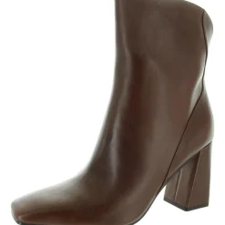 Lex Zipper Leather Mid-Calf Boots