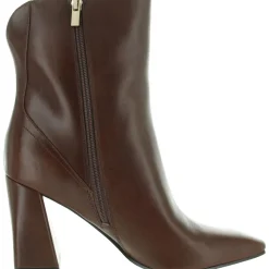 Lex Zipper Leather Mid-Calf Boots