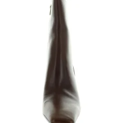 Lex Zipper Leather Mid-Calf Boots