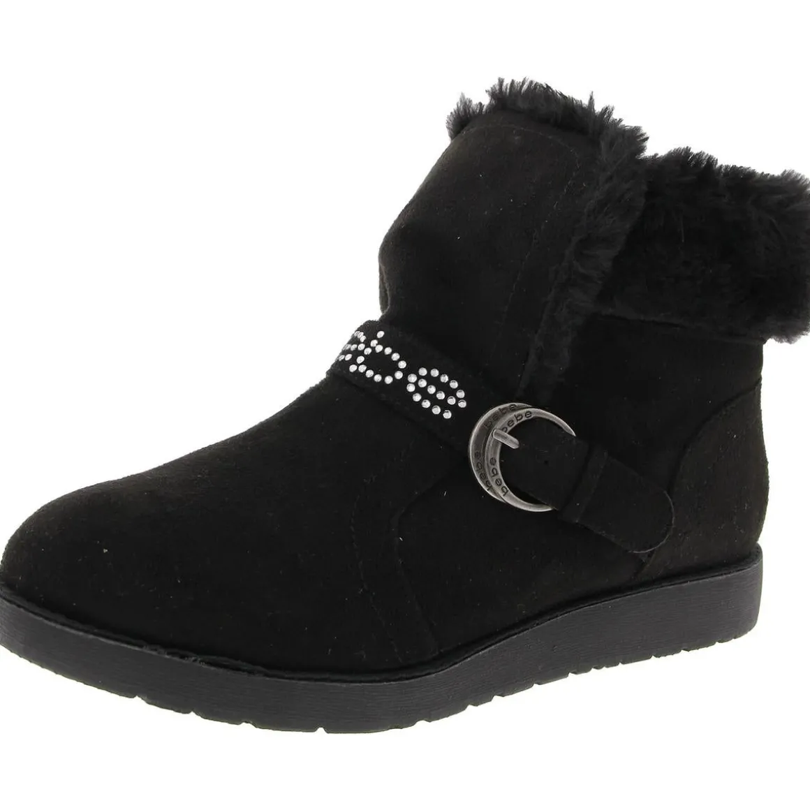 Leyna Embellished Faux Fur Shearling Boots
