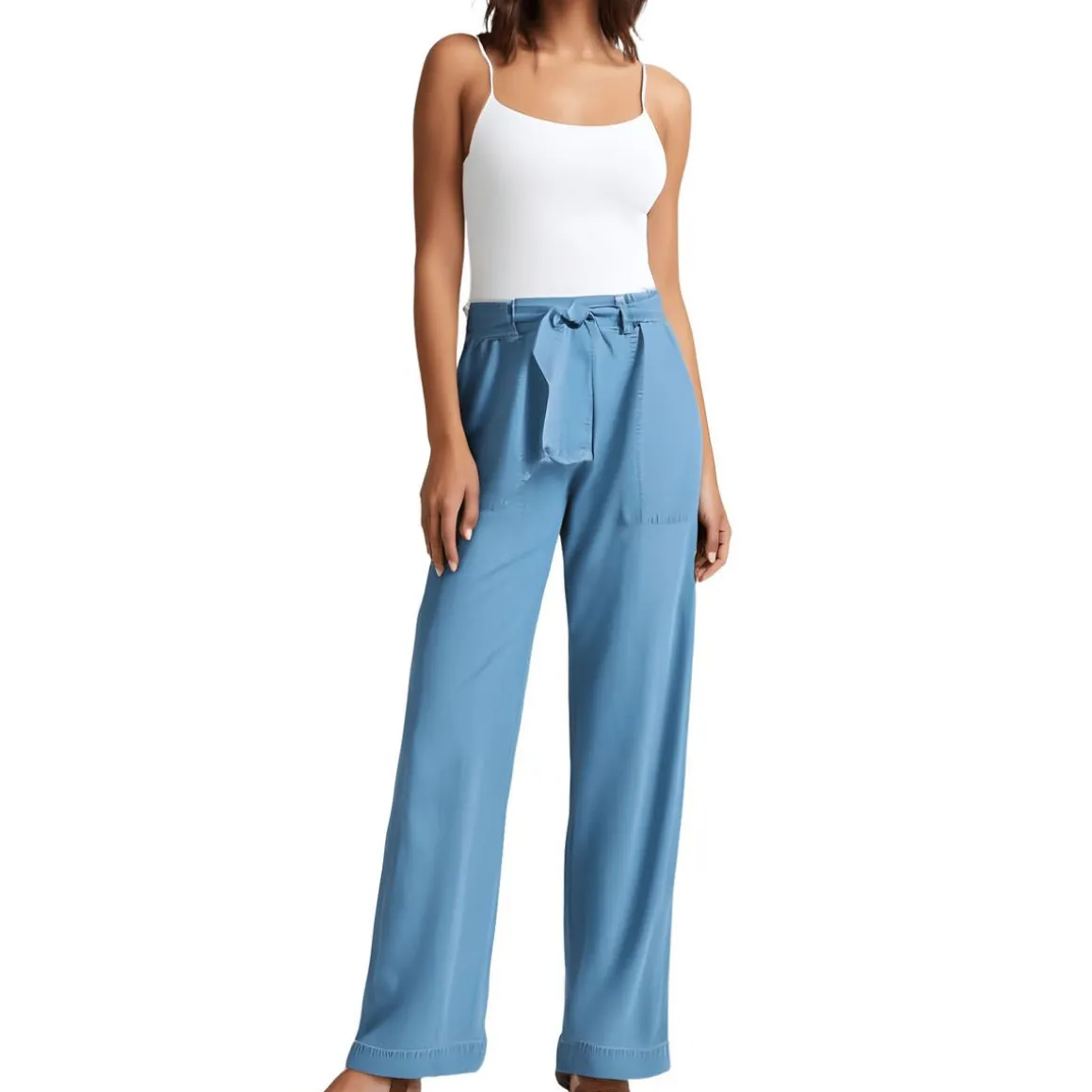 Lightweight Wide Leg Pants