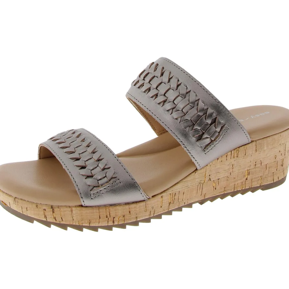 Lillia Cork Open Toe Slide Sandals