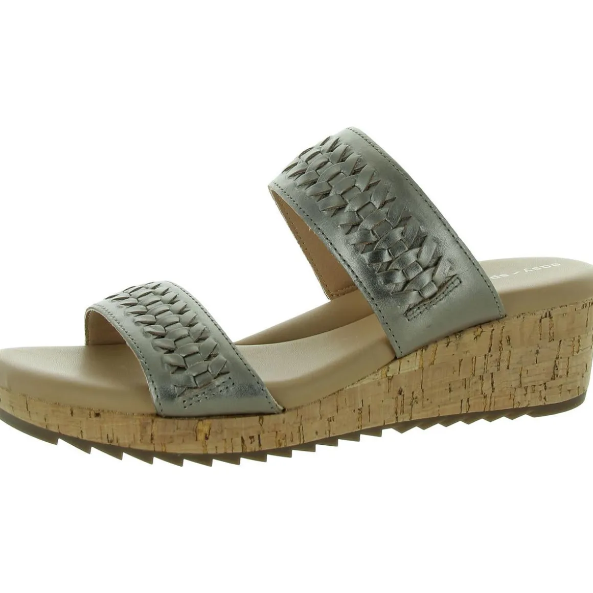 Lillia Cork Open Toe Slide Sandals