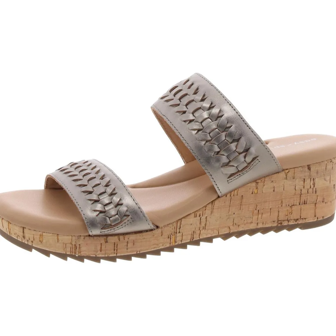 Lillia Cork Open Toe Slide Sandals