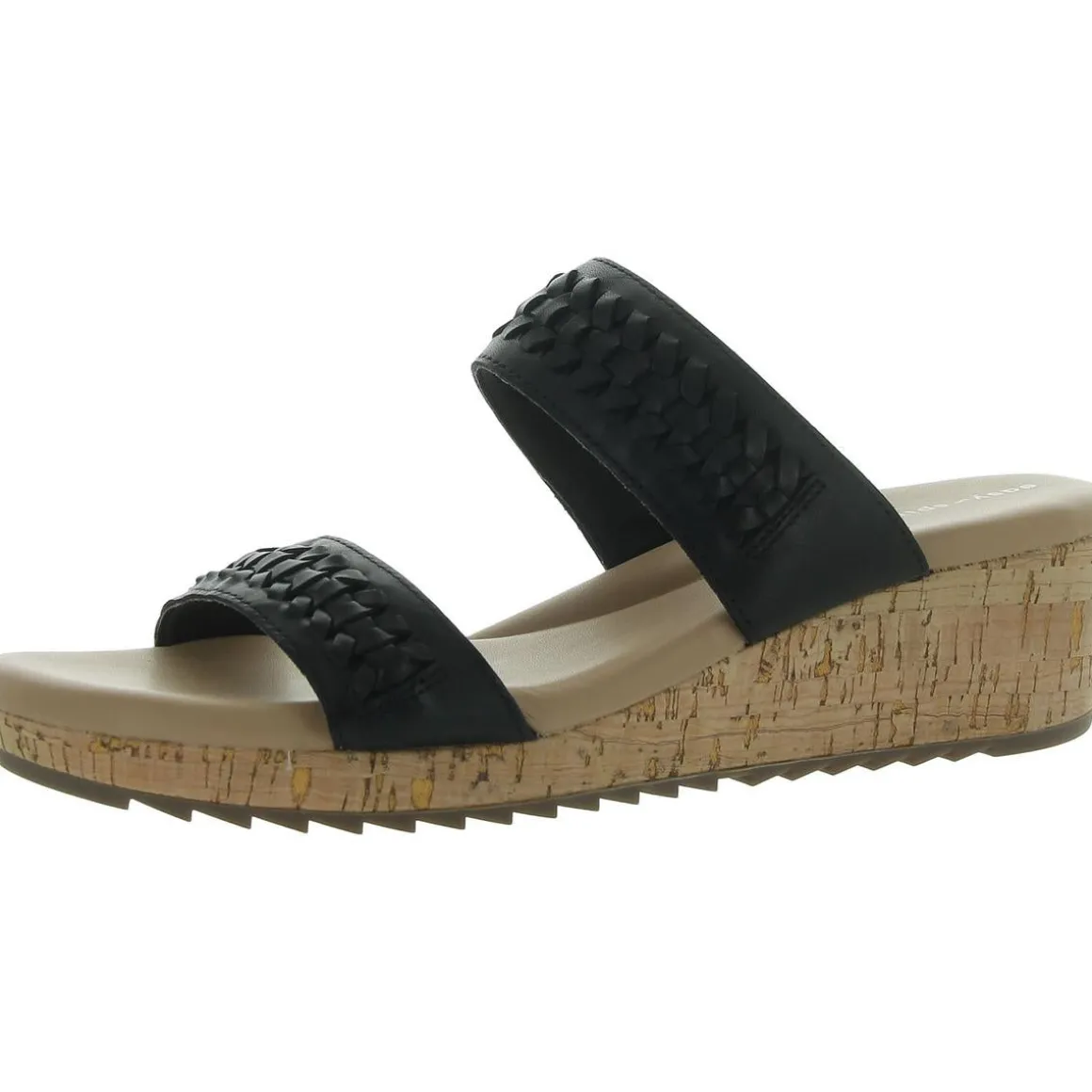 Lillia Cork Open Toe Slide Sandals