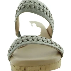 Lillia Cork Open Toe Slide Sandals