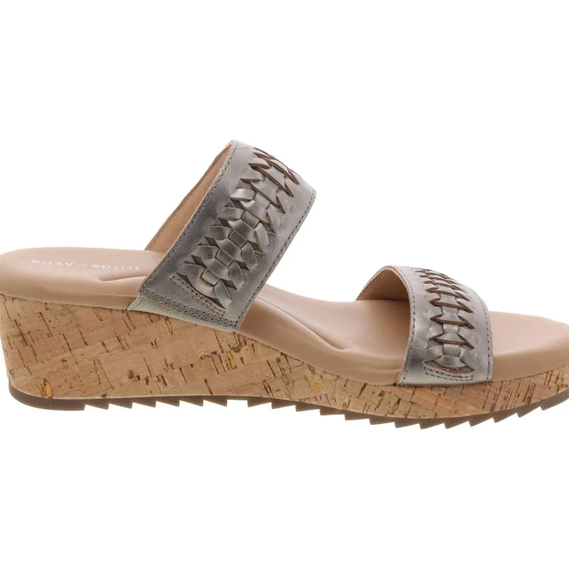 Lillia Cork Open Toe Slide Sandals