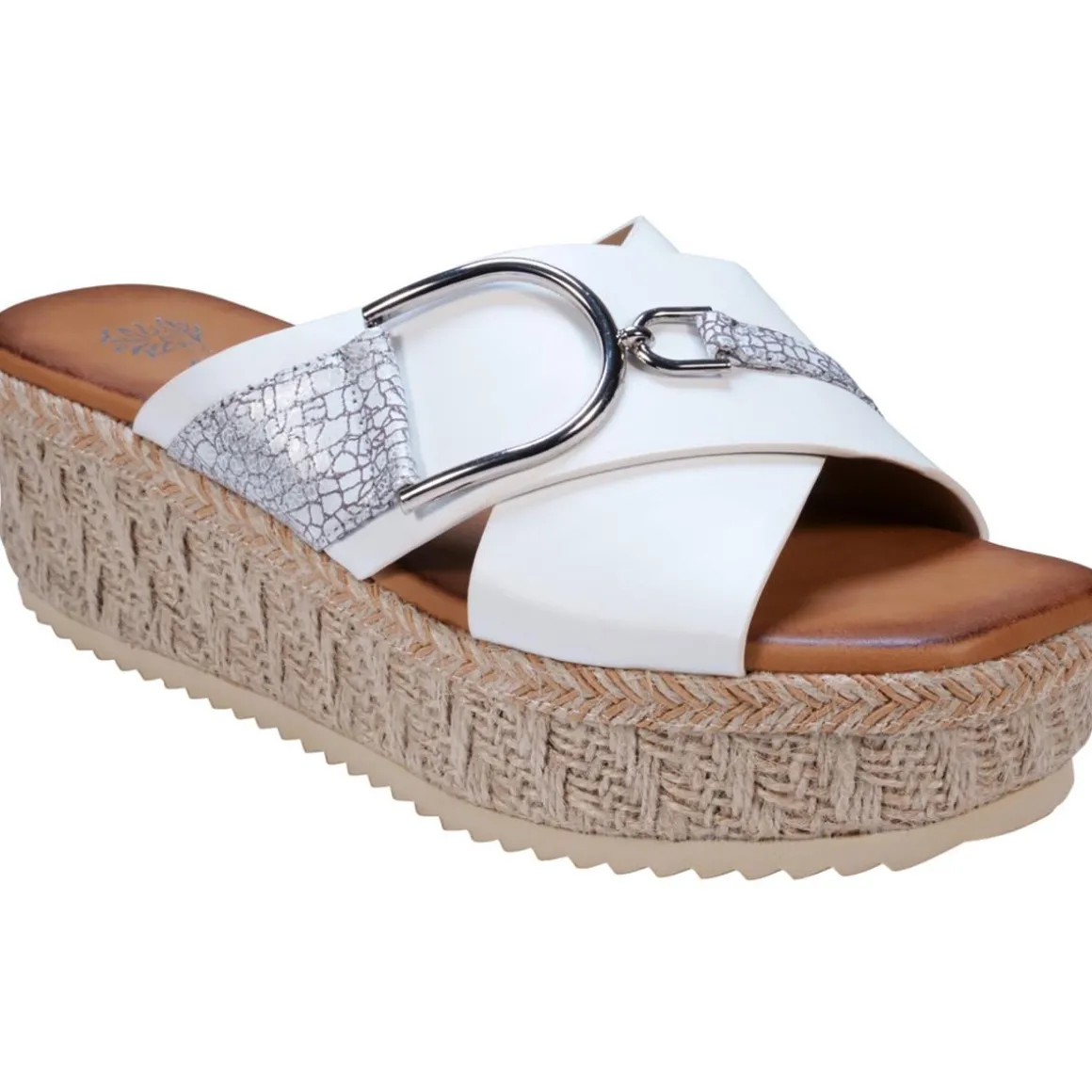 Lindsey Faux Leather Slip-On Espadrilles