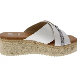 Lindsey Faux Leather Slip-On Espadrilles
