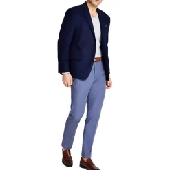 Lined Wool Two-Button Blazer