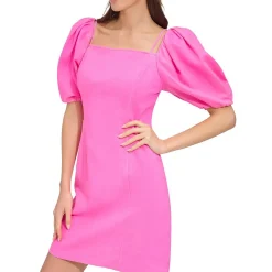 Linen Mini Shift Dress