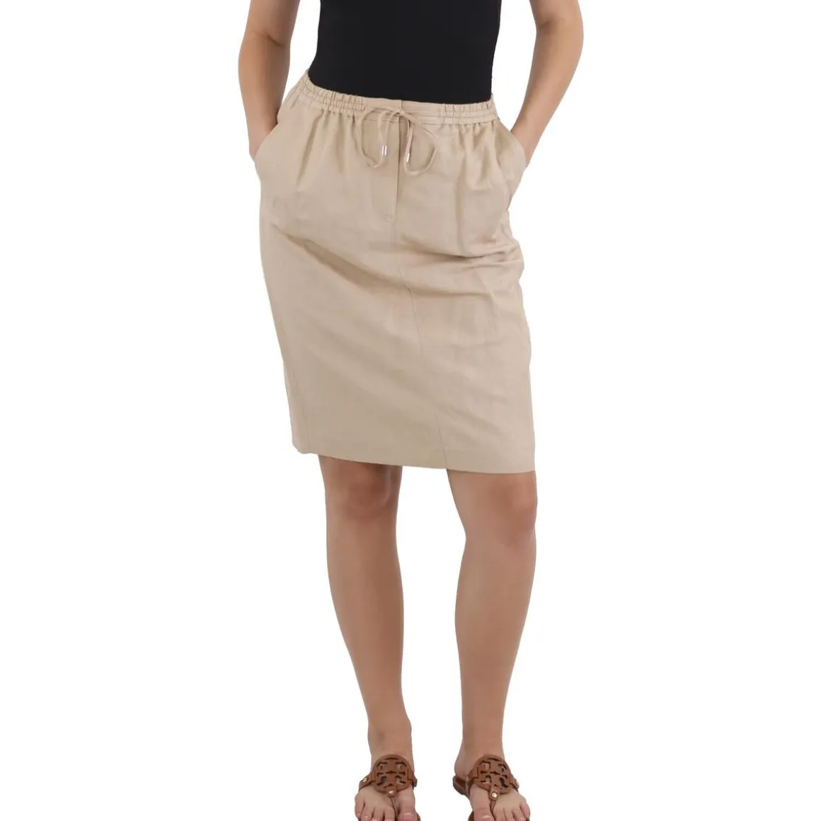 Linen Pencil Skirt