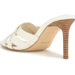 LINETTE3 Cushioned Footbed Faux Leather Mule Sandals