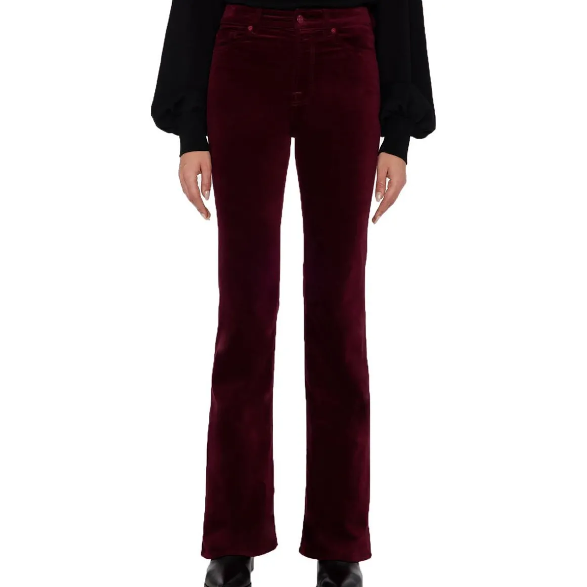 Lisha Velvet Bootcut Pants