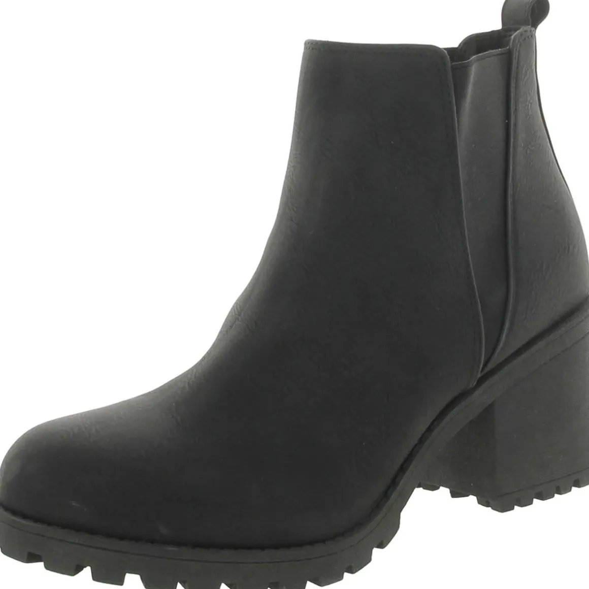 Lita Faux Leather Ankle Chelsea Boots