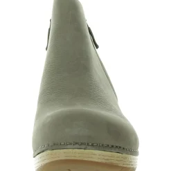 Lizanne Milled Nubuck Zipper Leather Ankle Boots