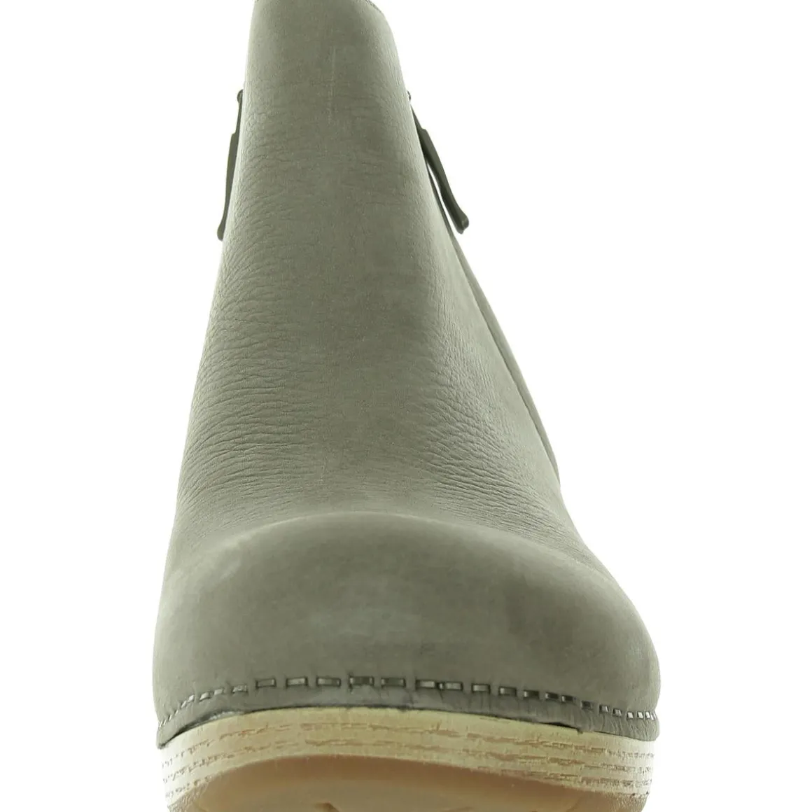 Lizanne Milled Nubuck Zipper Leather Ankle Boots