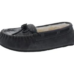 Lodge Trapper Suede Slip On Moccasins