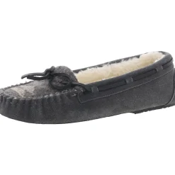 Lodge Trapper Suede Slip On Moccasins