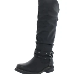 Logger Victoria Faux Leather Riding Knee-High Boots
