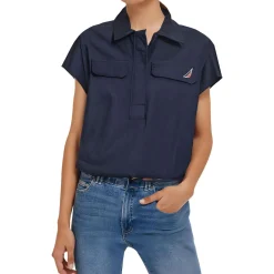 Logo Cotton Polo Top