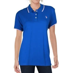 Logo Cotton Polo Top