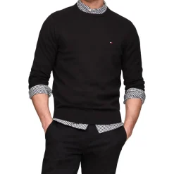 Logo Cotton Pullover Sweater