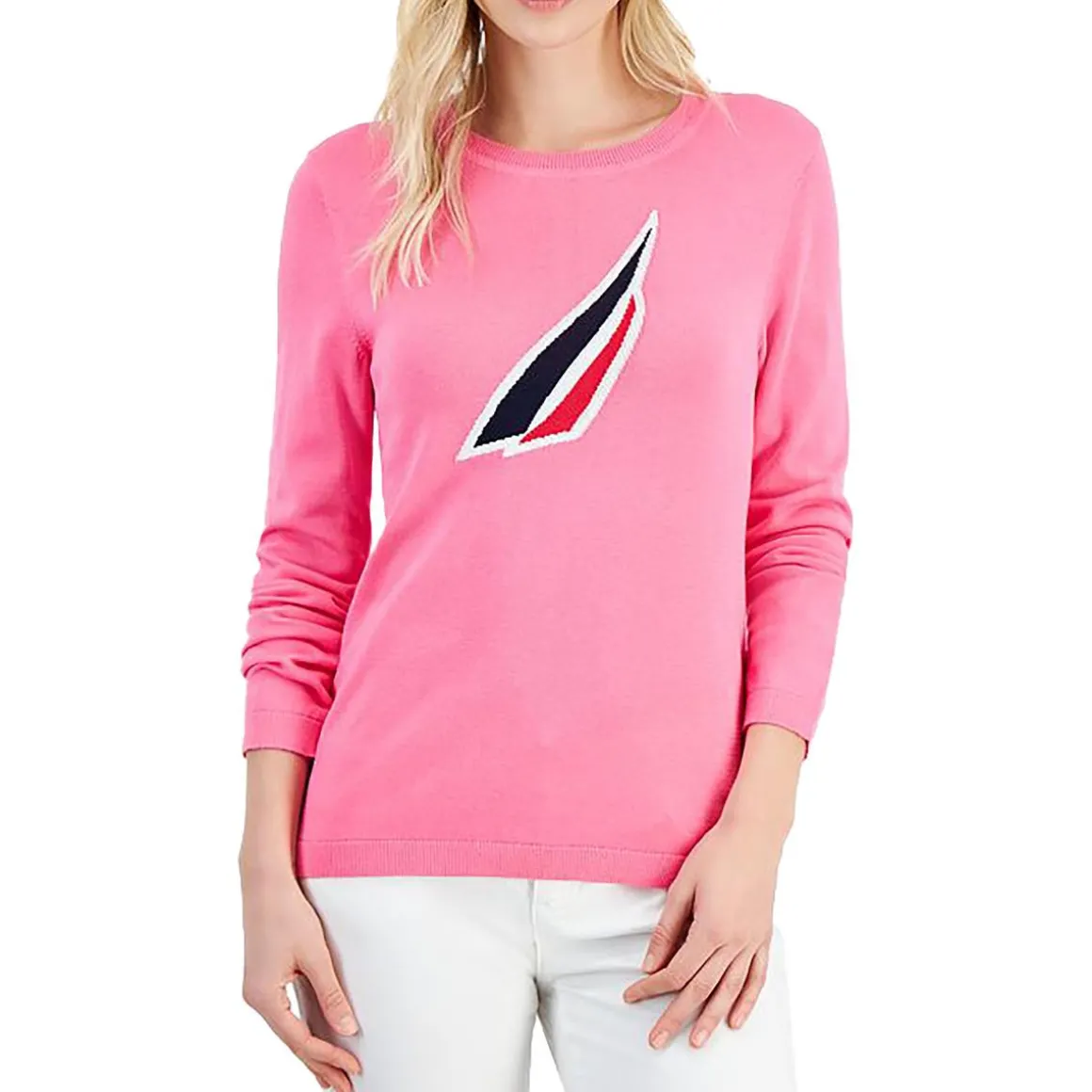 Logo Long Sleeve Crewneck Sweater