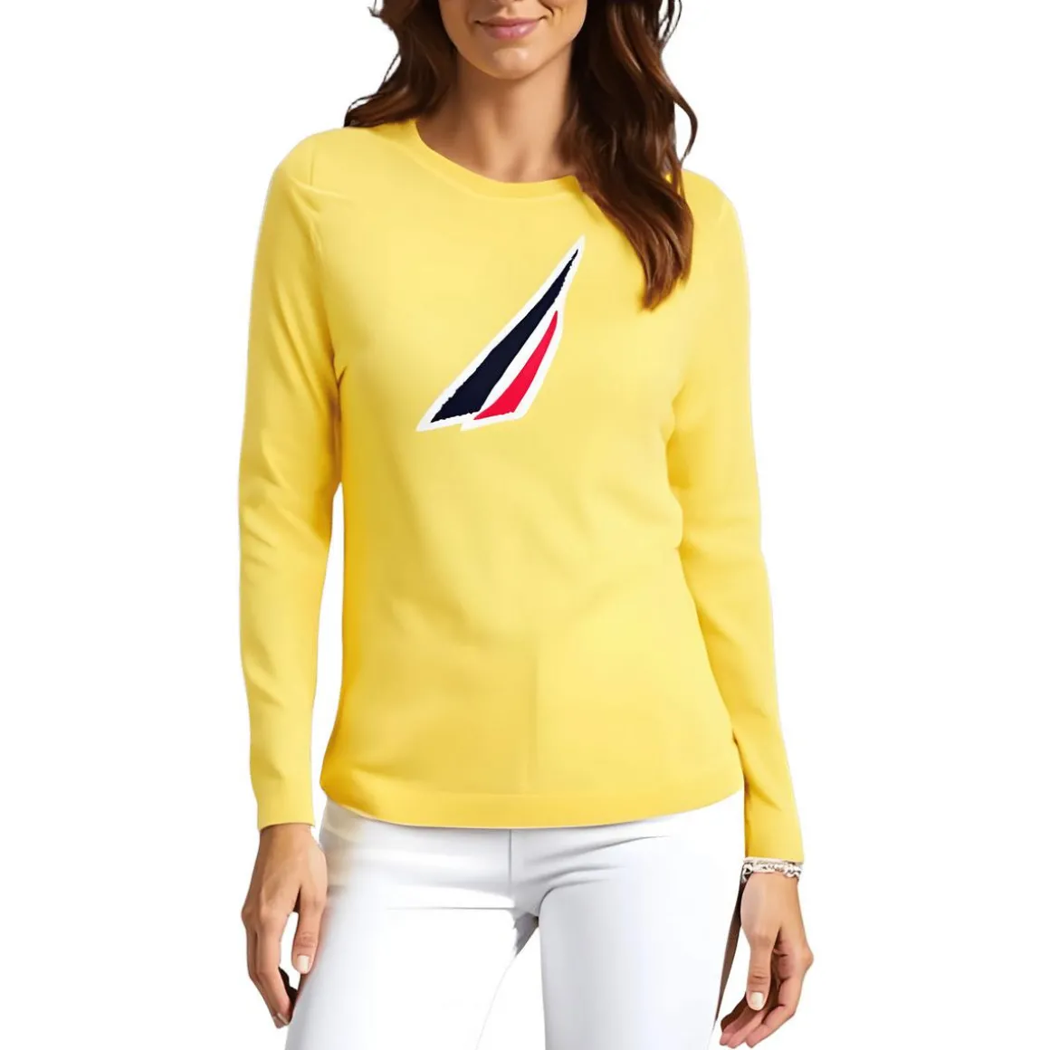 Logo Long Sleeve Crewneck Sweater