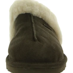 LOKETTA Suede Slip On Slide Slippers