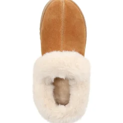 Lolaa Faux Fur Suede Loafer Slippers