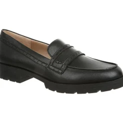 London Faux Leather Slip On Loafers