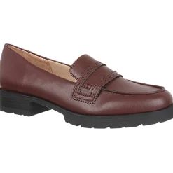 London Faux Leather Slip On Loafers
