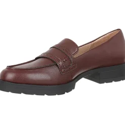 London Faux Leather Slip On Loafers