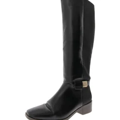 Londyn Faux Leather Embellished Knee-High Boots