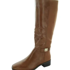 Londyn Faux Leather Embellished Knee-High Boots