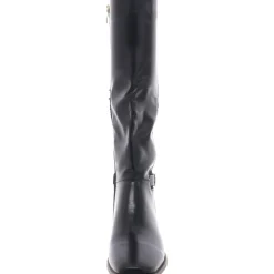 Londyn Faux Leather Embellished Knee-High Boots