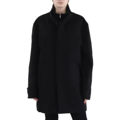 Long Solid Wool Coat