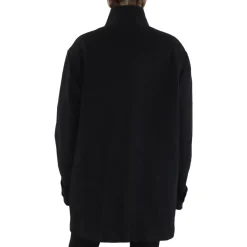 Long Solid Wool Coat