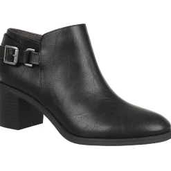 Lorelai Zipper Faux Leather Ankle Boots