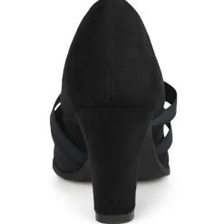 Loren Faux Suede Strappy Heels