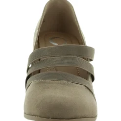 Loren Faux Suede Strappy Heels