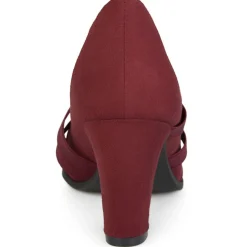 Loren Faux Suede Strappy Heels